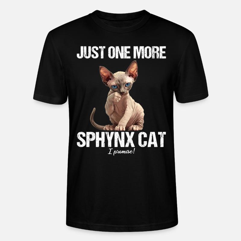 Sphynx Kätzchen Sphynx Katze - Stanley/Stella Unisex Bio-T-Shirt CRAFTER - Schwarz