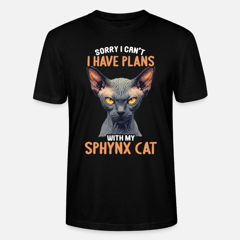 Sphynx Kätzchen Sphynx Katze - Stanley/Stella Unisex Bio-T-Shirt CRAFTER - Schwarz