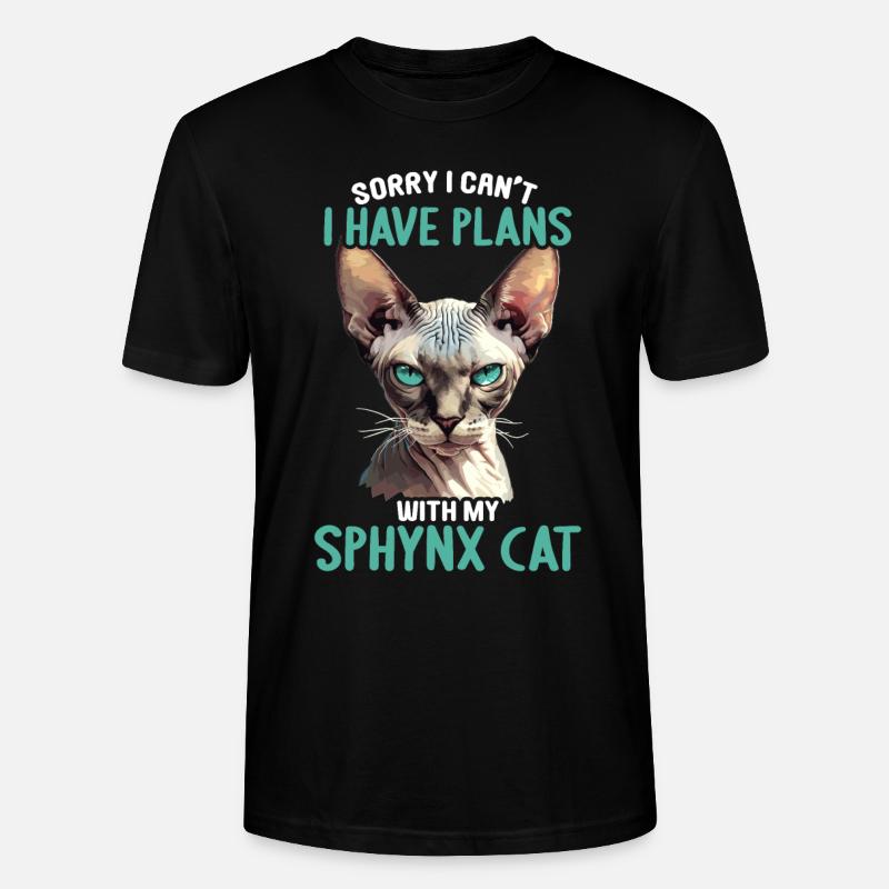 Chaton Sphynx Chat Sphynx - T-shirt bio CRAFTER Stanley Stella Unisexe - noir