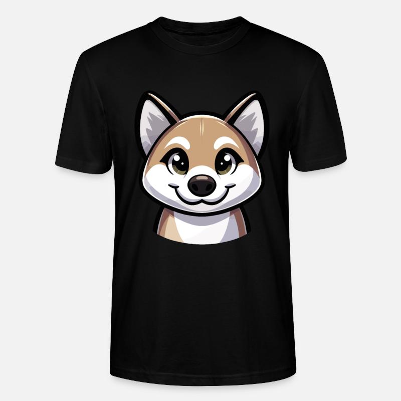 Australischer Dingo - Stanley/Stella Unisex Bio-T-Shirt CRAFTER - Schwarz