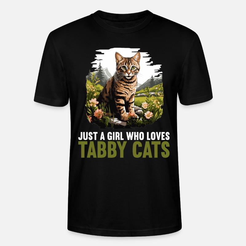 Tabby Kätzchen Tabby Katze - Stanley/Stella Unisex Bio-T-Shirt CRAFTER - Schwarz