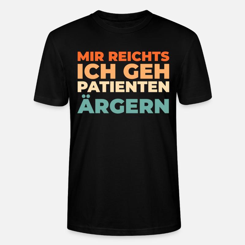 Krankenschwester - Stanley/Stella Unisex Bio-T-Shirt CRAFTER - Schwarz