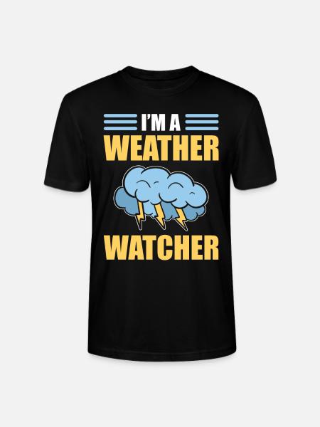Wettervorhersage Wetterfrosch - Stanley/Stella Unisex Bio-T-Shirt CRAFTER - Schwarz
