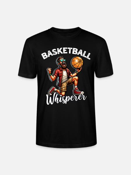Basketball Sprüche - Stanley/Stella Unisex Bio-T-Shirt CRAFTER - Schwarz