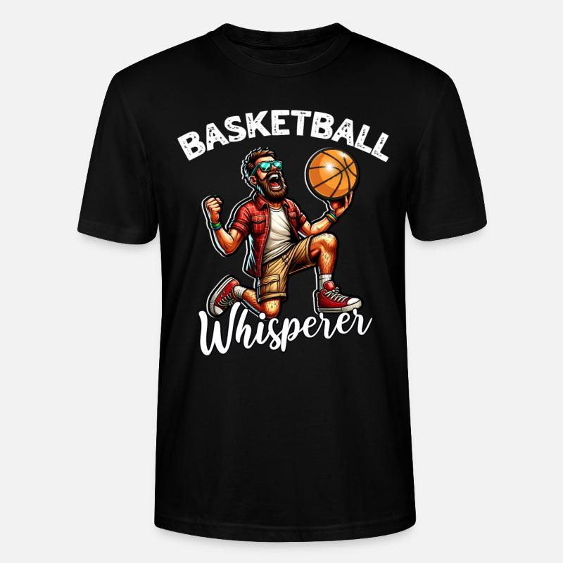 Basketball Sprüche - Stanley/Stella Unisex Bio-T-Shirt CRAFTER - Schwarz