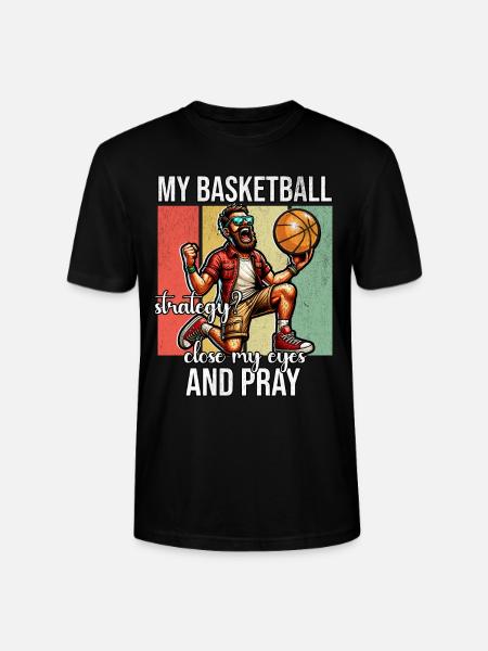 Funny Basketball Saying - Stanley/Stella CRAFTER Unisex Organic T-Shirt - black