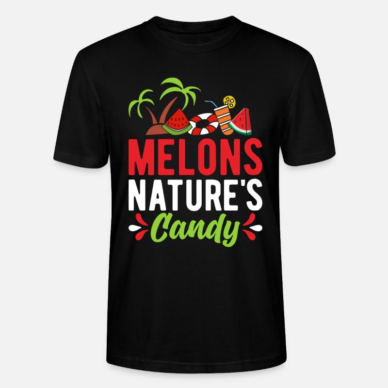 Melon Gift - Stanley/Stella Unisex Bio-T-Shirt CRAFTER - Schwarz