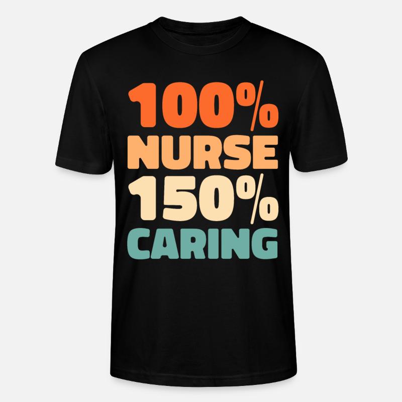 Krankenschwester - Stanley/Stella Unisex Bio-T-Shirt CRAFTER - Schwarz