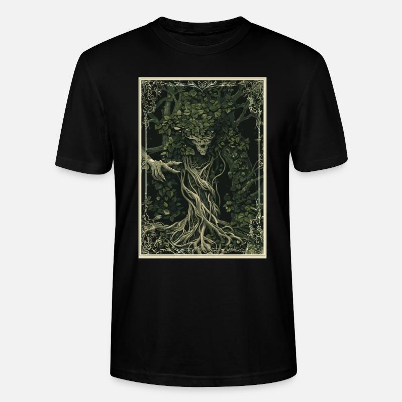 Der Waldwächter Tarot - Stanley/Stella Unisex Bio-T-Shirt CRAFTER - Schwarz