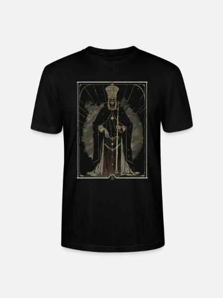 The Hierophant Tarot - Stanley/Stella CRAFTER Unisex Organic T-Shirt - black