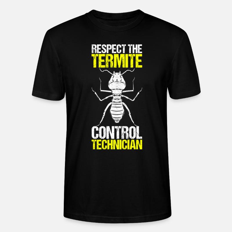 Pest Control Exterminator - Stanley/Stella CRAFTER Unisex Organic T-Shirt - black