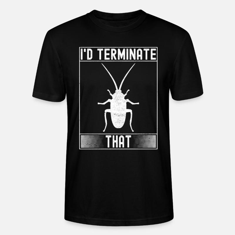 Pest Control Exterminator - Stanley/Stella CRAFTER Unisex Organic T-Shirt - black