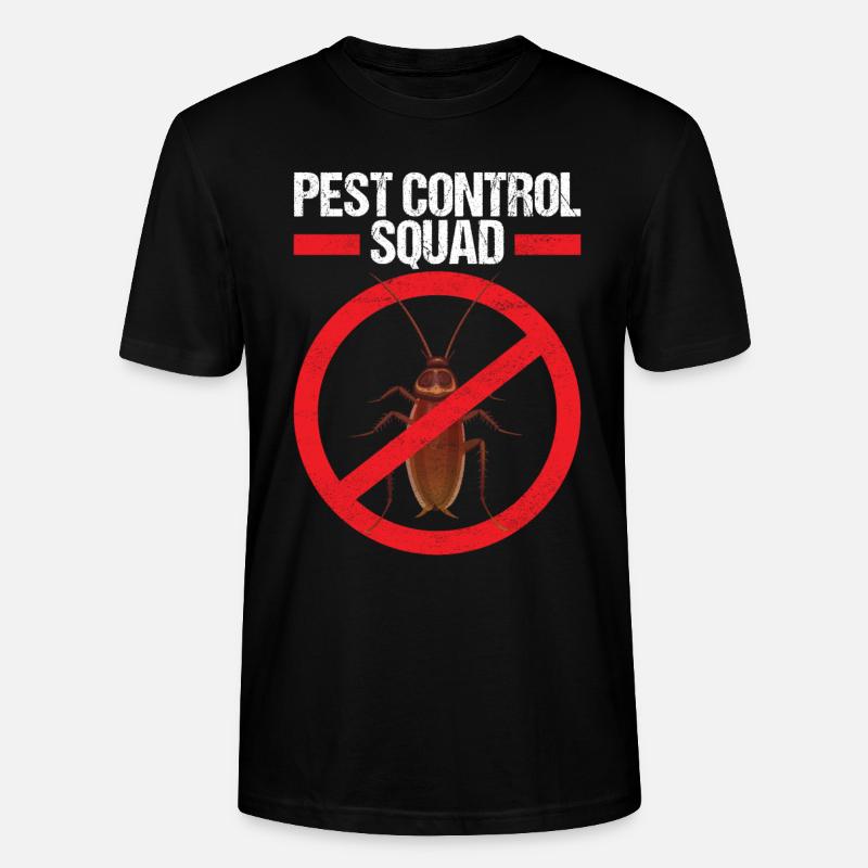 Pest Control Exterminator - Stanley/Stella CRAFTER Unisex Organic T-Shirt - black
