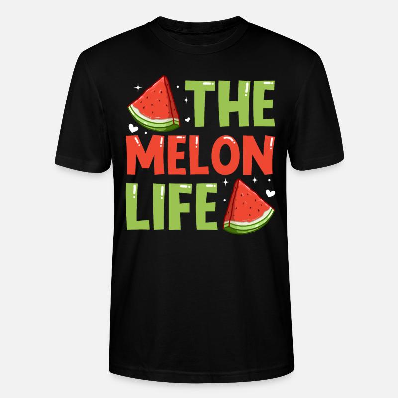 Melon Gift - Stanley/Stella Unisex Bio-T-Shirt CRAFTER - Schwarz