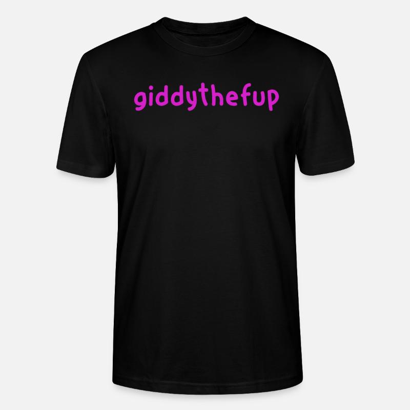 Giddythefup - Courses de chevaux - T-shirt bio CRAFTER Stanley Stella Unisexe - noir