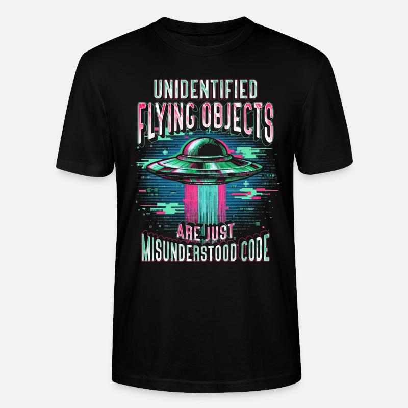 Robotik Ingenieur Misunderstood Code - Stanley/Stella Unisex Bio-T-Shirt CRAFTER - Schwarz