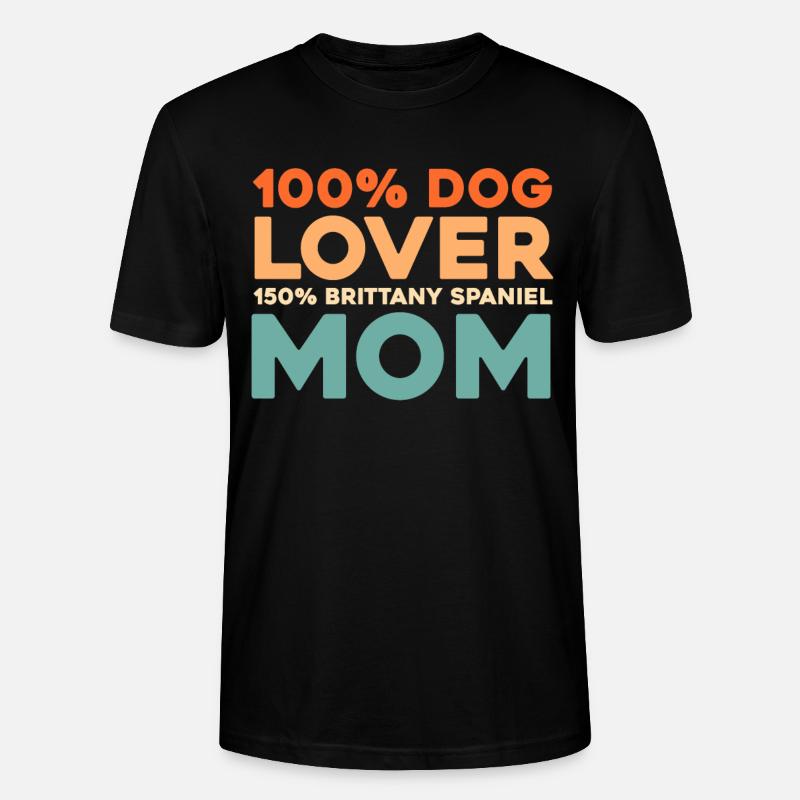 Brittany Spaniel - Stanley/Stella Unisex Bio-T-Shirt CRAFTER - Schwarz