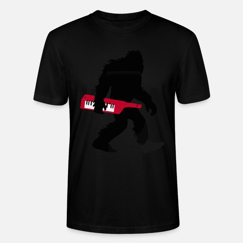 Keytar Keyboard Geschenk - Stanley/Stella Unisex Bio-T-Shirt CRAFTER - Schwarz