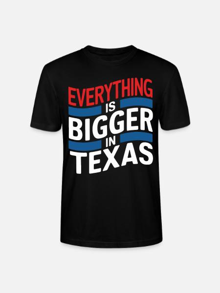 Texas State Texans Texas - Stanley/Stella CRAFTER Unisex Organic T-Shirt - black