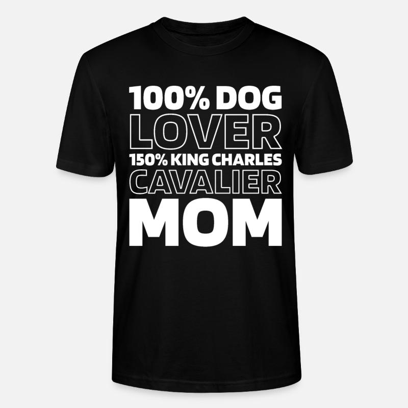 King Charles Cavalier - Stanley/Stella Unisex Bio-T-Shirt CRAFTER - Schwarz