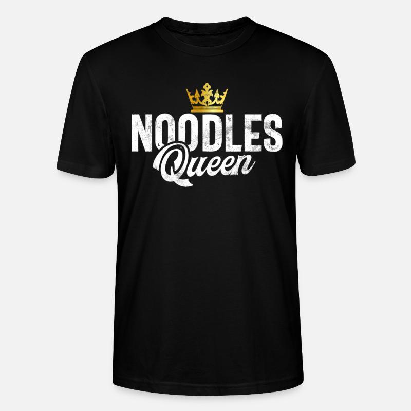 Noodle Lover Gifts - Stanley/Stella CRAFTER Unisex Organic T-Shirt - black