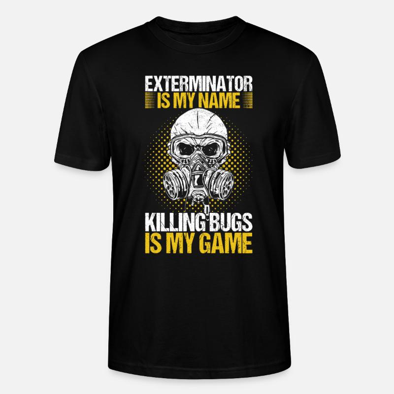 Schädlingsbekämpfung Kammerjäger - Stanley/Stella Unisex Bio-T-Shirt CRAFTER - Schwarz