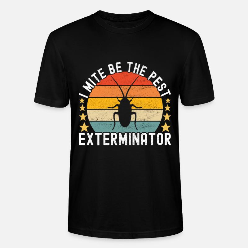 Pest Control Exterminator - Stanley/Stella CRAFTER Unisex Organic T-Shirt - black