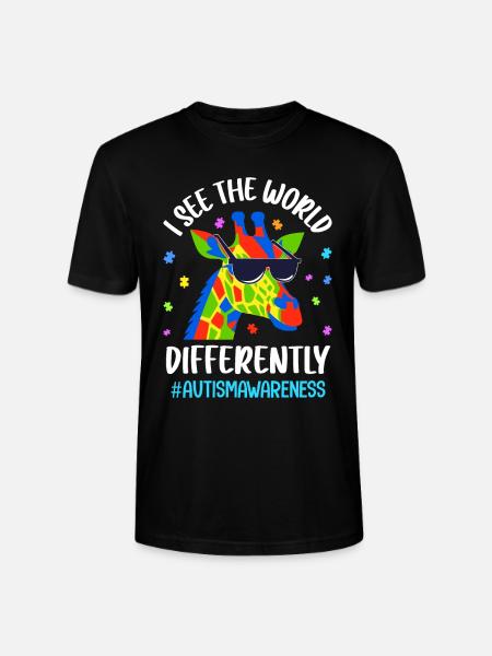 Autism Autistic Autistic - Stanley/Stella CRAFTER Unisex Organic T-Shirt - black