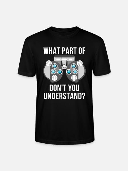 Optometry Optometrist ophthalmologist - Stanley/Stella CRAFTER Unisex Organic T-Shirt - black