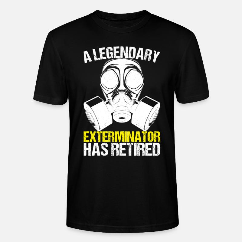 Pest Control Exterminator - Stanley/Stella CRAFTER Unisex Organic T-Shirt - black