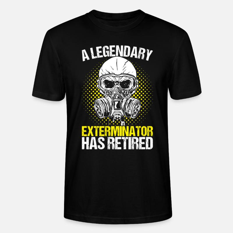 Schädlingsbekämpfung Kammerjäger - Stanley/Stella Unisex Bio-T-Shirt CRAFTER - Schwarz