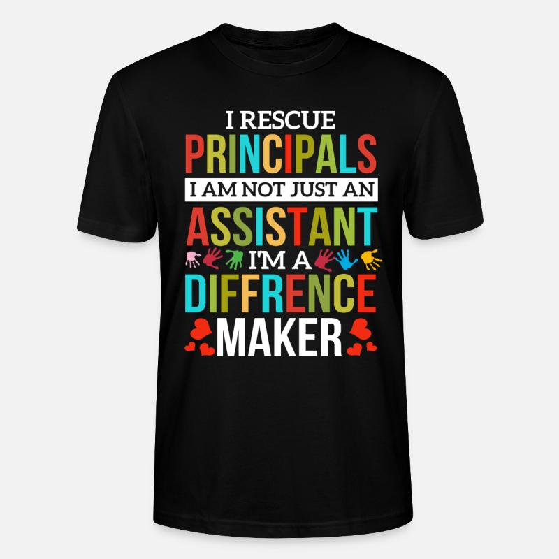 Assistant Principal - Stanley/Stella Unisex Bio-T-Shirt CRAFTER - Schwarz