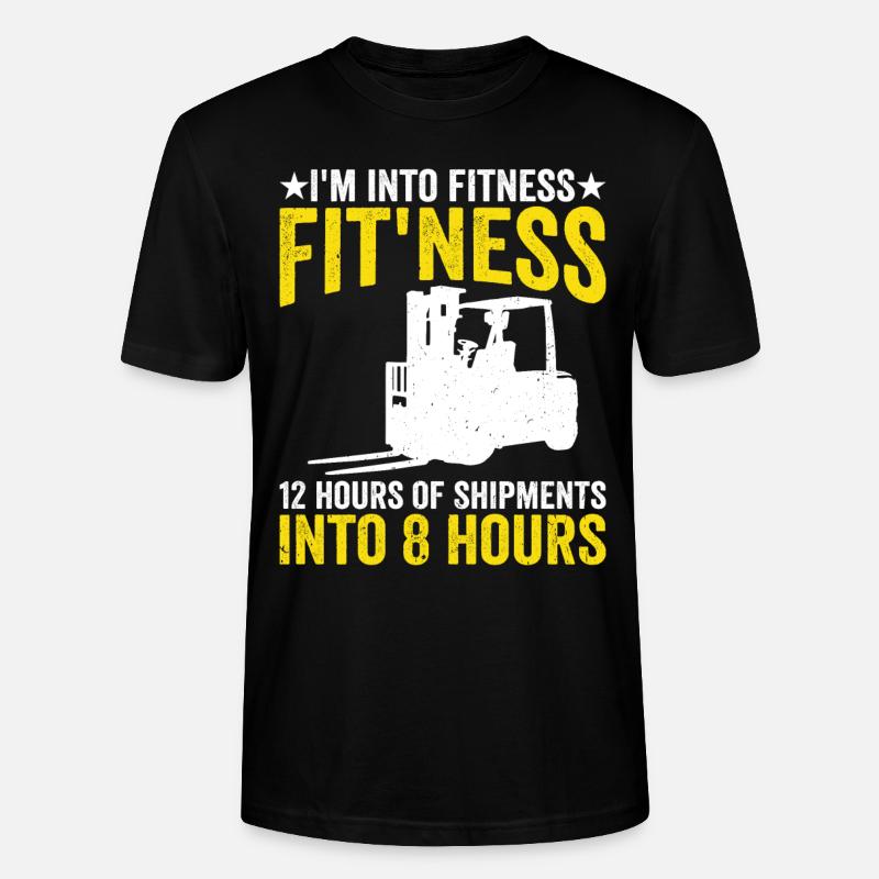 Forklift Operator - Stanley/Stella Unisex Bio-T-Shirt CRAFTER - Schwarz