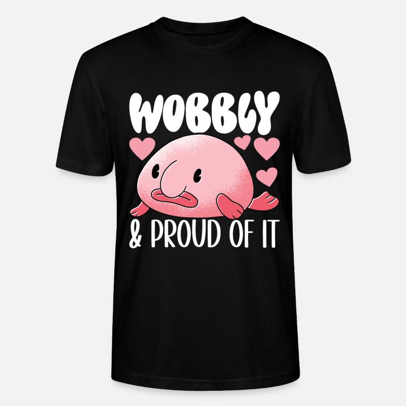 Poisson blob mignon poisson laid - T-shirt bio CRAFTER Stanley Stella Unisexe - noir