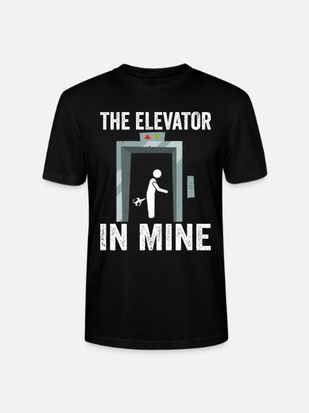 Farting Elevator - Stanley/Stella Unisex Bio-T-Shirt CRAFTER - Schwarz