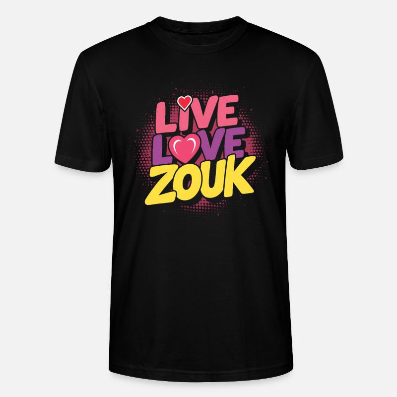 Zouk-Tanz-Geschenk - Stanley/Stella Unisex Bio-T-Shirt CRAFTER - Schwarz