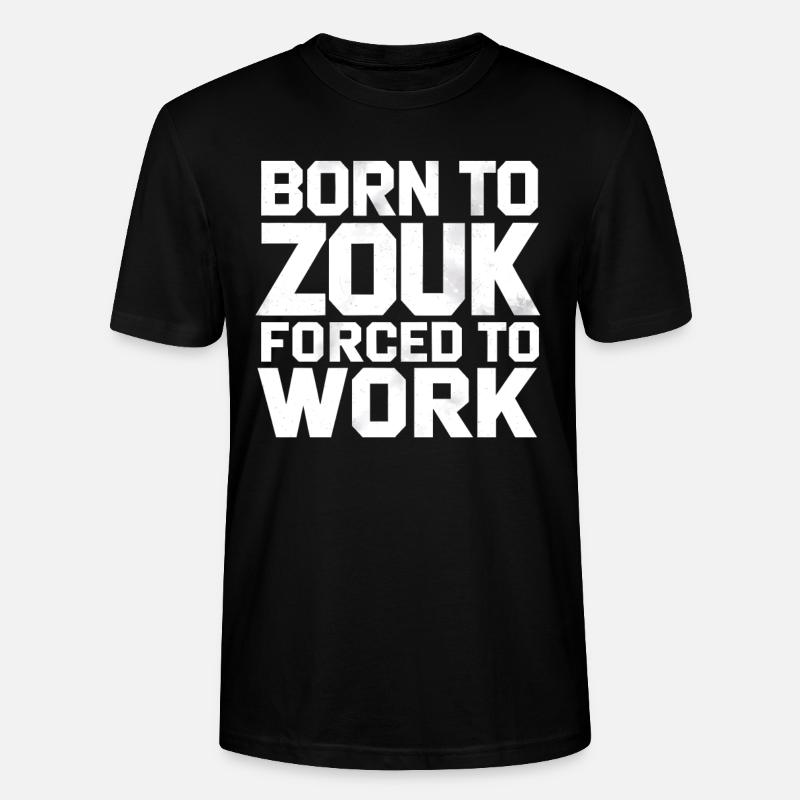 Cadeau de danse Zouk - T-shirt bio CRAFTER Stanley Stella Unisexe - noir