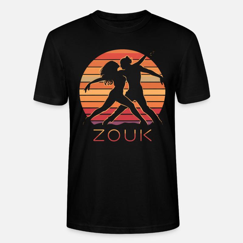 Cadeau de danse Zouk - T-shirt bio CRAFTER Stanley Stella Unisexe - noir