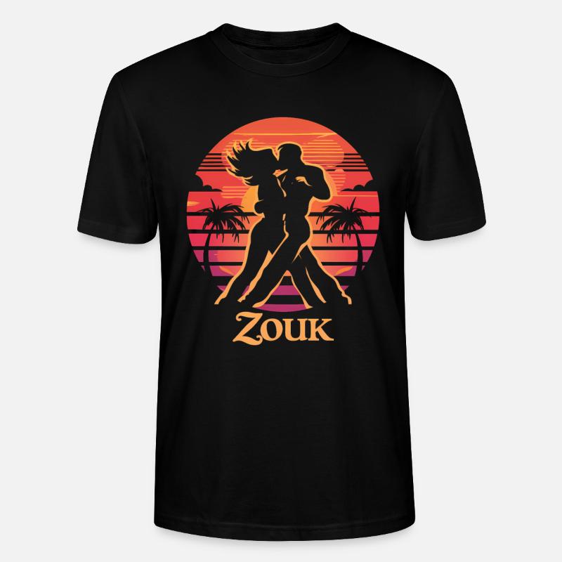 Zouk-Tanz-Geschenk - Stanley/Stella Unisex Bio-T-Shirt CRAFTER - Schwarz
