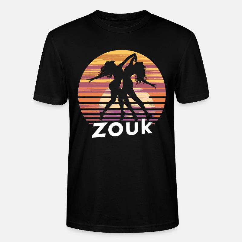 Zouk Dance Gift - Stanley/Stella CRAFTER Unisex Organic T-Shirt - black