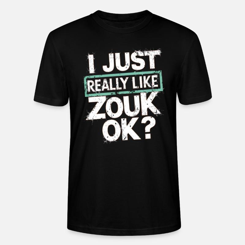 Cadeau de danse Zouk - T-shirt bio CRAFTER Stanley Stella Unisexe - noir