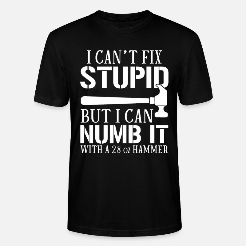 Carpenter Carpentry - Stanley/Stella CRAFTER Unisex Organic T-Shirt - black