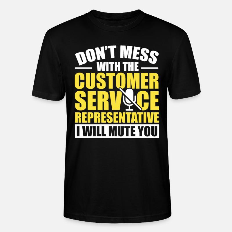 Customer Service Representative CSR - Stanley/Stella Unisex Bio-T-Shirt CRAFTER - Schwarz