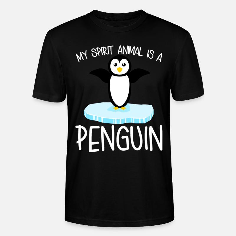 Pingouin Pingouin mignon - T-shirt bio CRAFTER Stanley Stella Unisexe - noir