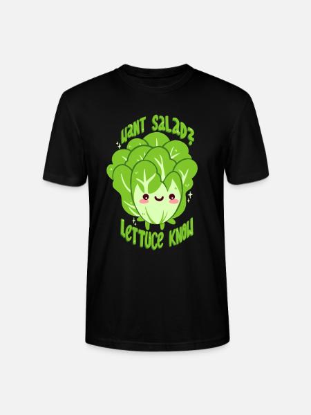 Salade - T-shirt bio CRAFTER Stanley Stella Unisexe - noir