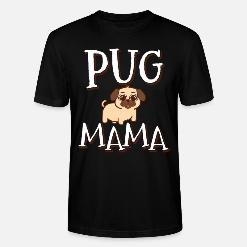 Umarme deine Mops-Leidenschaft mit unserem - Stanley/Stella Unisex Bio-T-Shirt CRAFTER - Schwarz