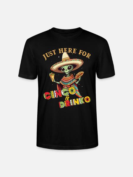 Fiesta Alien Saying Fête mexicaine - T-shirt bio CRAFTER Stanley Stella Unisexe - noir