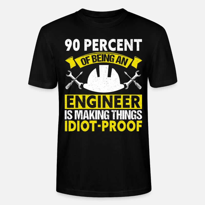 Engineering Engineer - Stanley/Stella Unisex Bio-T-Shirt CRAFTER - Schwarz