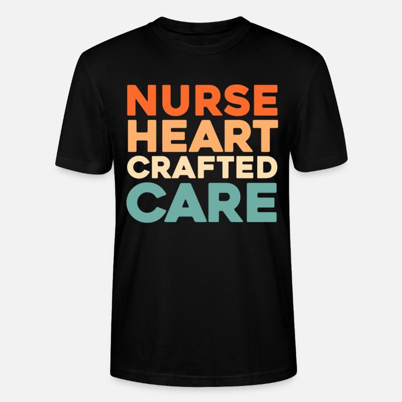 Krankenschwester - Stanley/Stella Unisex Bio-T-Shirt CRAFTER - Schwarz