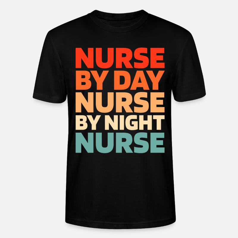 Krankenschwester - Stanley/Stella Unisex Bio-T-Shirt CRAFTER - Schwarz